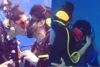 Farhan Shibani Kissing Underwater