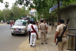 heavy deployment of police in gaya in view of protests against agnipath