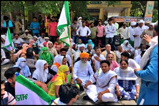 Bharatiya Kisan Union Rohtak Demonstration