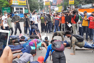 Agitation Over Agnipath Scheme Issue in Siliguri