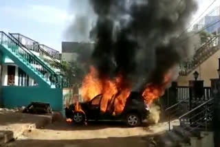 CAR FIRE