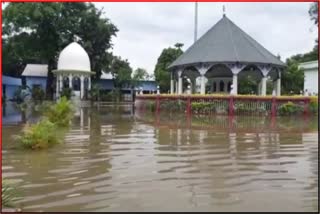 Krishnaguru Sevashram of Barpeta affected in flood