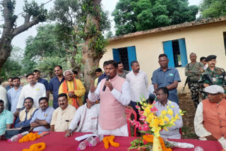Arjun Munda campaigns for Mandar byelection