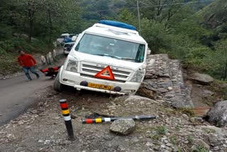 Accident in Yamunotri Highway