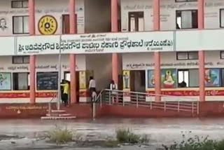 students rescued who were stuck in school after a downpour