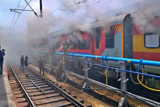 Heavy property damage to railways due to agnipath protest