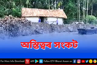 Massive erosion: অস্তিত্বৰ সংকটত জোনাইৰ কেইবাখনো গাঁও