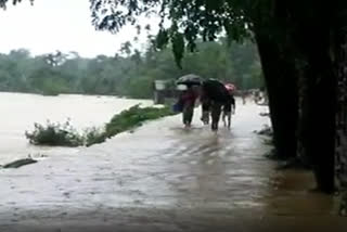 Floods affects Karimganj