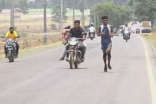 Youth Runs 60km to Oppose Agnipath