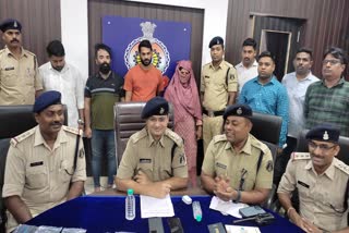 bhilai bhatti and cyber unit police arrested thug gang