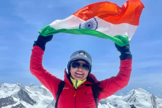 Anchal climbs ellenhorn peak Switzerland