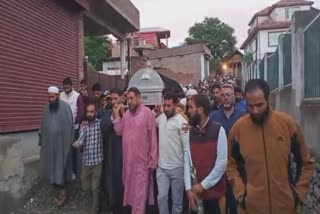 Funeral Procession of SI Farooq Ahmad