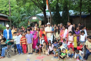 Sudhir Bhai takes care 315 Orphan Children