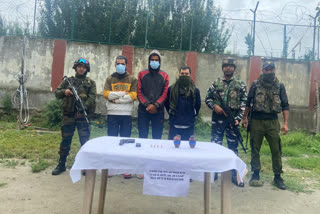 Three Al Badr OGWs held in North Kashmir