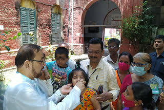 KMC Deputy Mayor Atin Ghosh on Polio centre