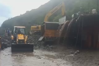 Truck Driver Killed in Landslide