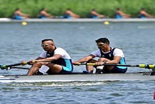 rowing  World Rowing Cup 2  India win bronze  Mens Coxless Pair event  विश्व रोइंग कप 2  पैरा रोइंग प्रतियोगिताओं  कांस्य पदक  नारायण कोंगनापल्ले  कुलदीप सिंह