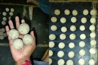 Karnataka: 39 ancient cannon bullets found in Ballari Fort  ബല്ലാരി കോട്ടയില്‍ 39 പുരാതന പീരങ്കി വെടിയുണ്ടകള്‍ കണ്ടെത്തി  വെടിയുണ്ടകള്‍  പീരങ്കി വെടിയുണ്ടകള്‍  പുരാതന പീരങ്കി വെടിയുണ്ടകള്‍  ancient cannon bullets  cannon bullets  cannon bullets found in Ballari Fort  Ballari Fort in karnathaka  കരണാടകയിലെ ബെല്ലാരി ഫോര്‍ട്ട്