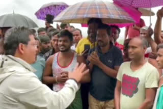 Meghalaya CM Conrad Sangma takes stock of landslide situation in East Jaintia Hills