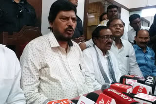 Ramdas Athavle Seeks reservation in Agneepath scheme  For Dalit Community