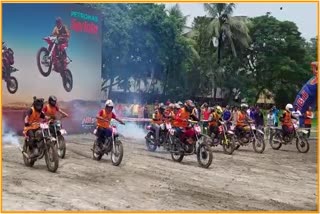 Bike Riding Competition held at Chandmari in Guwahati