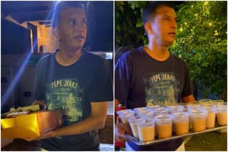 Former cricketer serves tea, buns amid fuel shortage in Sri Lanka