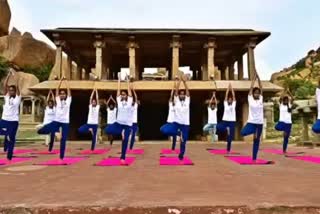 international-yoga-day-celebration-at-hampi