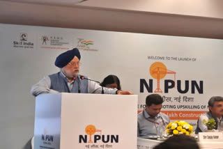 Union Minister Hardeep Puri launches National Initiative for Promotion of Upskilling of Nirman workers