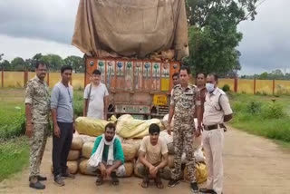 Ganja smuggling through Naxalgarh