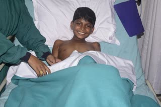 Brave Boy Rahul first smiling photo