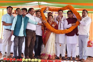 CM Dhami attended the swearing-in ceremony of Gopeshwar Municipality President