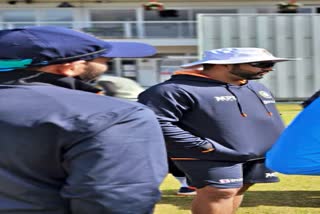 cricket  India vs England Test Match  Rohit Sharma  begins practice  रोहित शर्मा  भारत के कप्तान  नए प्रशिक्षण बेस  लीसेस्टरशायर