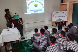 অগ্নিপথ আচঁনি সন্দৰ্ভত অসম ৰাইফলছৰ সজাগতামূলক সভা