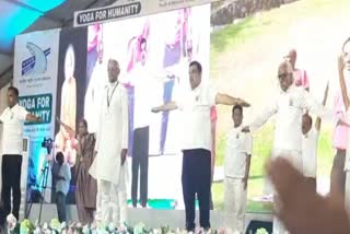 nitin gadkari on yoga in nagpur