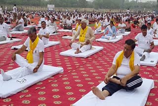 International Yoga Day in Rohtak