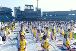 International Yoga Day celebration in cuttack