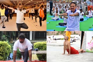 yoga day celebrations in Hyderabad