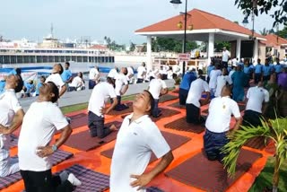 International Yoga Day celebration in berhampur