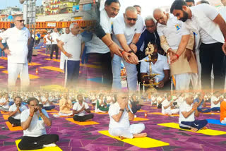 Yoga Day at Har ki Pauri