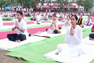 International Yoga Day in Korba