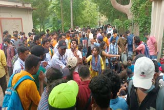 Demonstration at Visva Bharati
