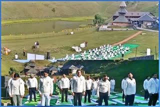 Yoga Day Program in Parashar