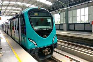 Kochi metro  കൊച്ചി മെട്രോ  പത്തടിപ്പാലത്തെ മെട്രോ തൂണിന്‍റെ ബലക്ഷയം പരിഹരിച്ചു  ആലുവ പേട്ട റൂട്ടില്‍ മെട്രോ സാധാരണ നിലയിൽ ഓടിത്തുടങ്ങും  Kochi Metro will resume normal run in Aluva Pettah route