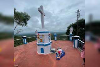 parents prayer to god for her child health in belagavi