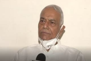 विपक्षी उम्मीदवार यशवंत सिन्हा , yashwant sinha file nomation for president election