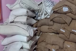 Ration reached in plastic sacks in Bilaspur PDS shops