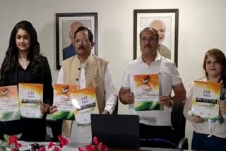 union-minister-of-state-for-tourism-shripad-naik-launched-poster-of-nri-festival