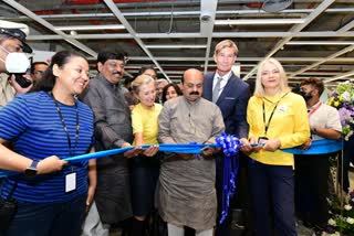 CM Basavaraja Bommai inaugurated 'Ikea' Furniture Shop