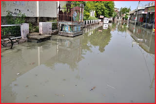 Waterlogging problem in Kasba Tosham