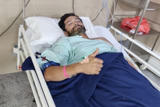 Actor Diganth Bengaluru for treatment